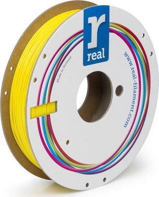 Real Filament Real PLA 3D Printer Filament 1.75mm Fluorescent Yellow 0.5kg