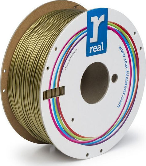 Real Filament PLA 3D Printer Filament 1.75mm Gold 1kg