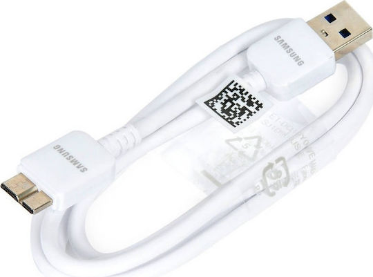 Samsung 1.5m Regular USB 3.0 to micro USB Cable White (ET-DQ11Y1WE)