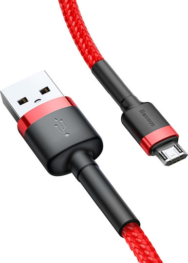Baseus Cafule Geflochten USB 2.0 auf Micro-USB-Kabel Rot 2m (CAMKLF-C09) 1Stück