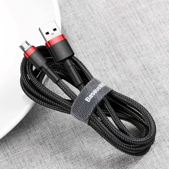 Baseus Cafule Geflochten USB 2.0 auf Micro-USB-Kabel Rot 2m (CAMKLF-C91) 1Stück
