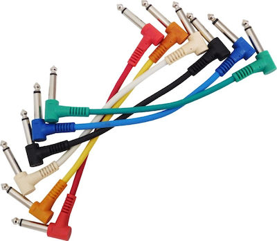 Audio Master Cable 6.3mm male - 6.3mm male 0.15m Multicolour (TLC166/0.15)