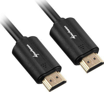 Sharkoon HDMI 2.0 Cable HDMI male - HDMI male 5m Black