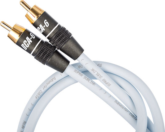 Supra Sublink Cable RCA male - RCA male 2m