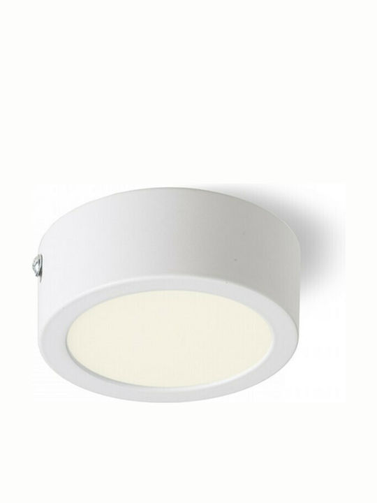 Rendl Light Studio Hue R 9 Ceiling Round Outdoor LED Panel 6W with Warm White Light 3000K