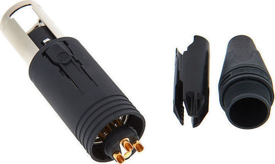Neutrik Plug XLR male/female 2pcs Black (NC3FM-C)