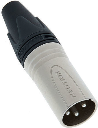 Neutrik Stecker XLR männlich Silber (NC3MXX)