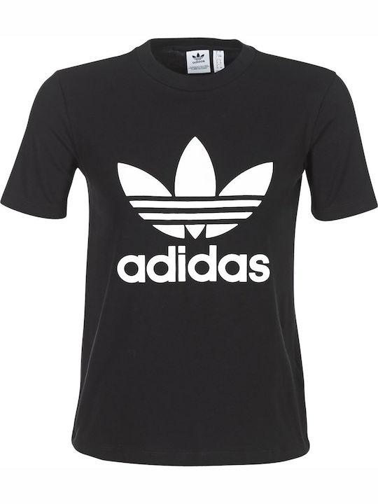Trefoil Damen T-Shirt Schwarz