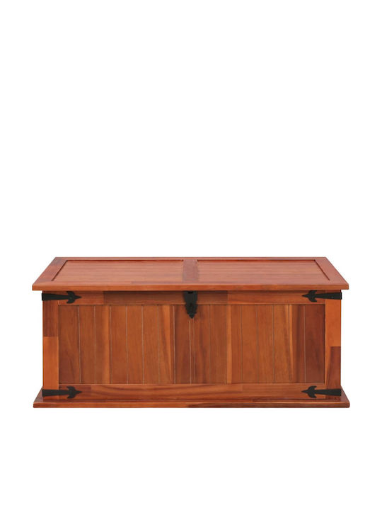 vidaXL Wooden Decorative Trunk Acacia wood solid wood 90x45x40cm