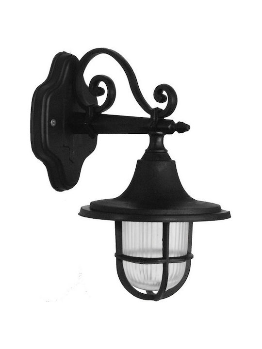 Heronia LP-700ΑΚ Wall-Mounted Outdoor Lantern E27 IP23 26x19εκ.