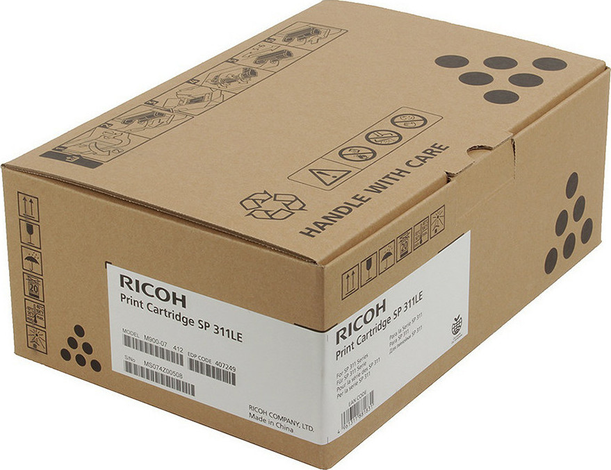 Ricoh sp 311 сколько тонера сыпать