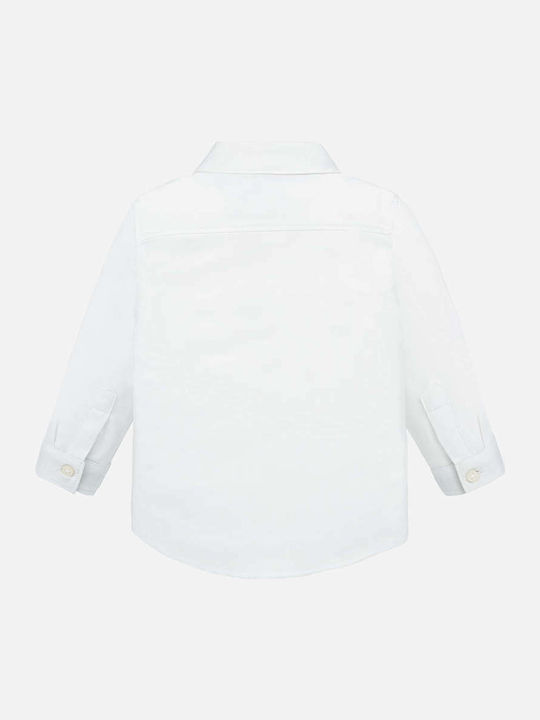 Mayoral Kids One Color Shirt White