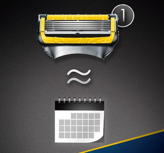 Gillette Fusion Proshield With Flexball Technology mit & Gleitstreifen 3Stück