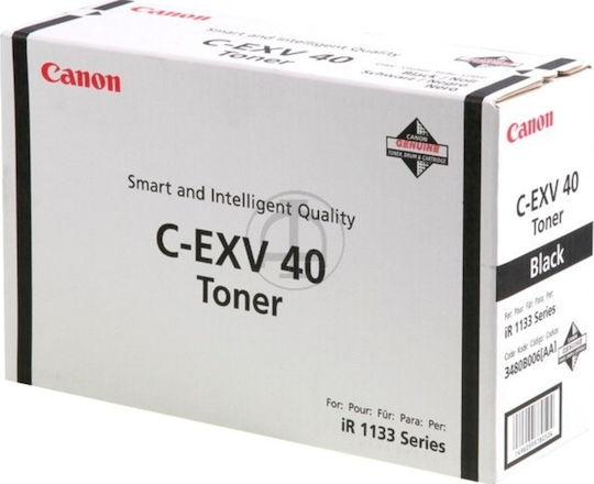 Canon C-EXV40 Оригинален Тонер Лазерен Принтер Черен 6000 Страници (3480B006)