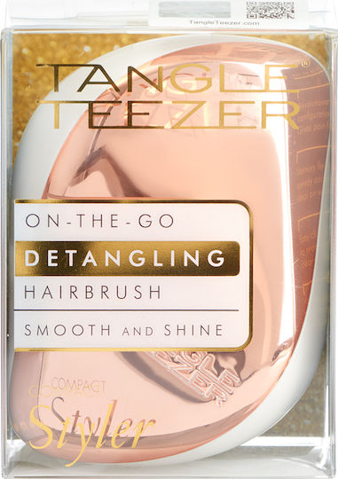 Tangle Teezer Compact Styler Βούρτσα Μαλλιών Rose Gold / Ivory