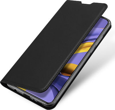 Dux Ducis Skin Pro Synthetic Leather Book Black (Galaxy A71)