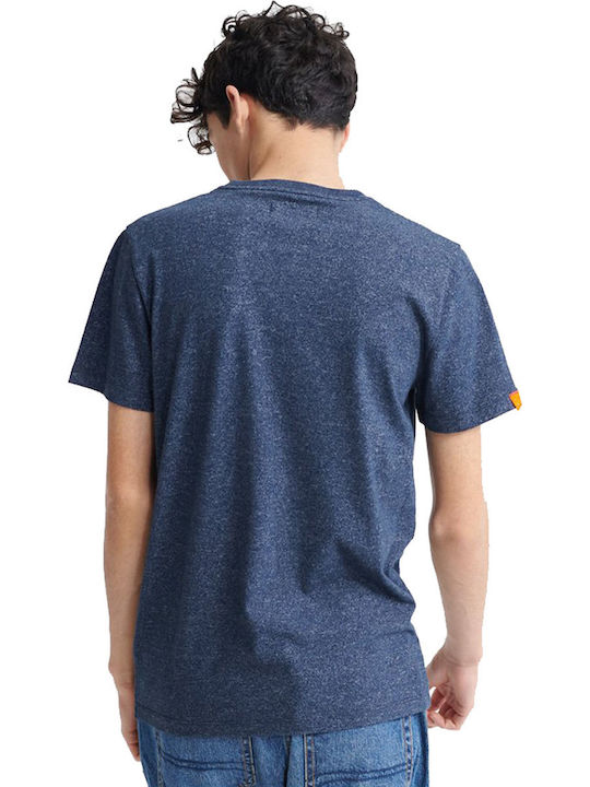 Superdry Orange Label Vintage Emb Crew T-shirt Abyss Navy Feeder