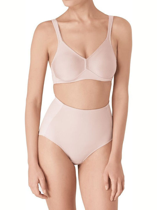Modern Soft Cotton Bra without Padding without Underwire Beige