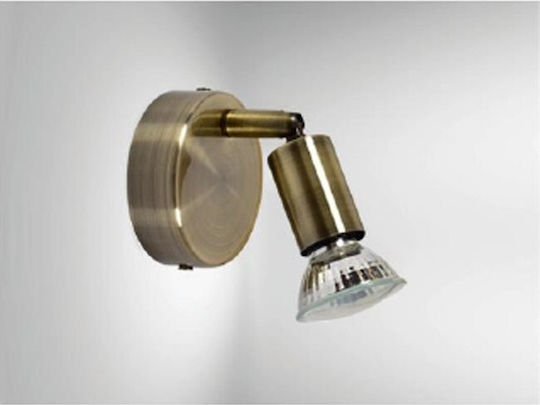 Home Lighting Einzel Spot mit Fassung GU10 in Bronze Farbe Home Lighting Einzel Spot mit Fassung GU10 in Bronze Farbe