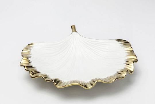 Kare Design Ginkgo Elegance Dekorative Schüssel Porzellan