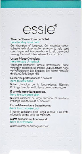 Essie Here to Stay Base Coat για Απλά Βερνίκια 13.5ml