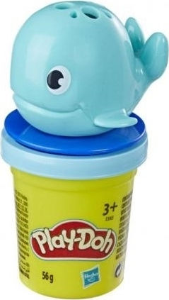 Hasbro Play-Doh 1 Knetgummis Knetmasse Mini Can Topper (Drei Designs) 1 Stück für 3+ Jahre E3365