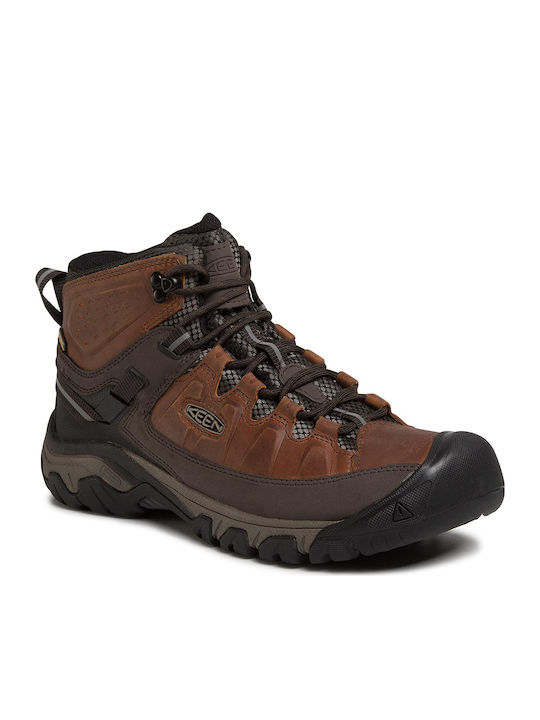 Keen Targhee III Mid Herren Wanderschuhe Braun