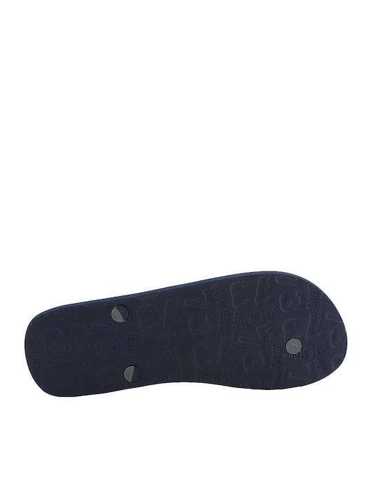 Hawi Watercolor Men's Flip Flops Blue