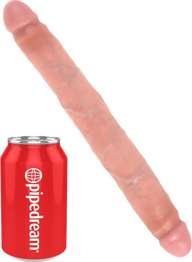 King Cock Slim Double Διπλό Dildo Light 30cm