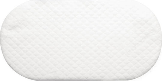 Greco Strom Mattress Moses Basket / Carry Cot Lydia with Memory Foam 40cmx80cmx2cm