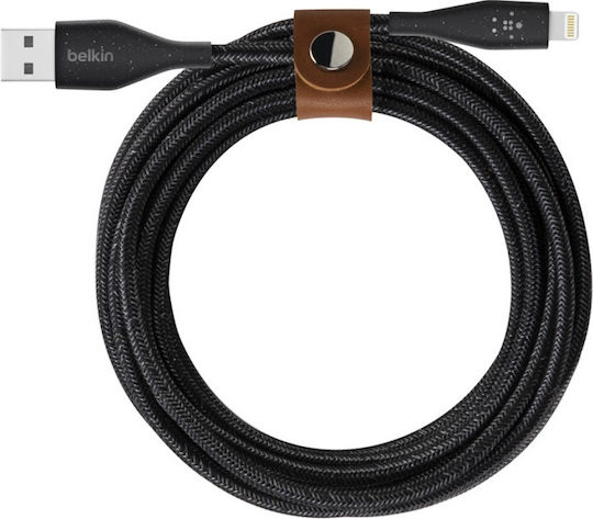 Belkin Braided USB to Lightning Cable Μαύρο 3m (F8J236BT10-BLK)