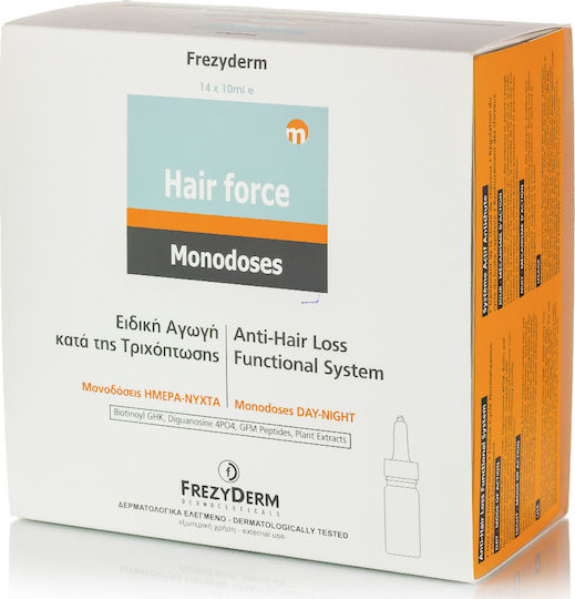 Frezyderm Monodoses Ампули За Коса Против Косопад За Мъже 14x10ml