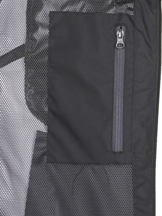 Crew Winter Jacke Wasserdicht Schwarz