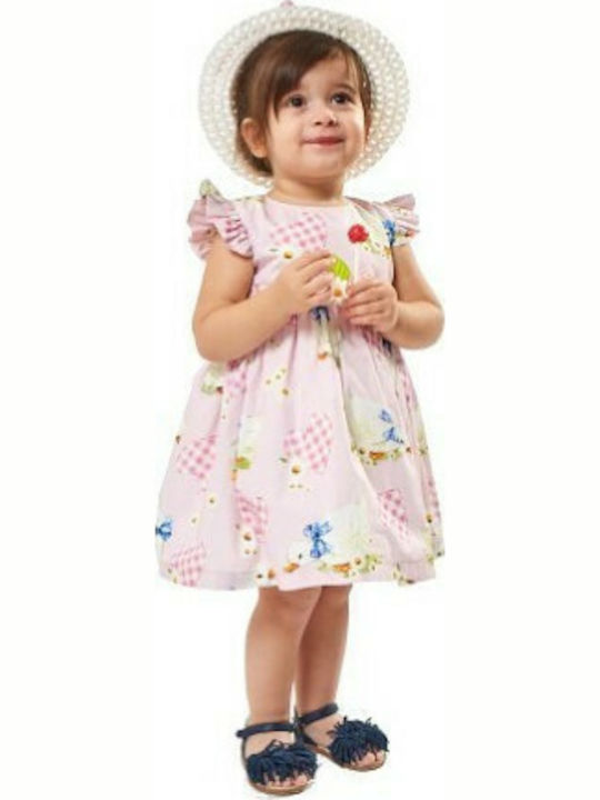 Evita Children's Dress Pink