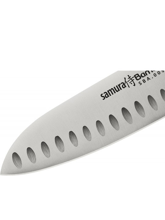 Samura Bamboo Santoku Knife of Stainless Steel 16cm SBA-0094