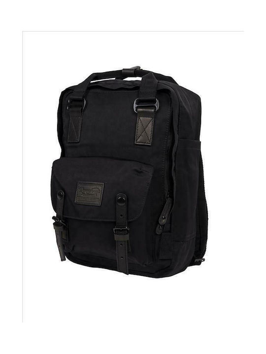 Doughnut Macaroon Black Series Fabric Backpack Waterproof Black 16lt