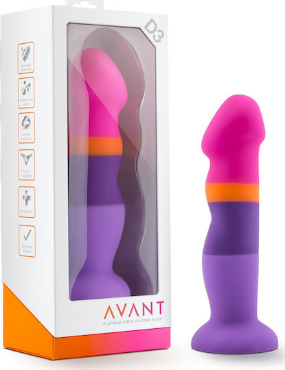 Avant D3 Дилдо Със смукателна чашка Летен флирт 20см