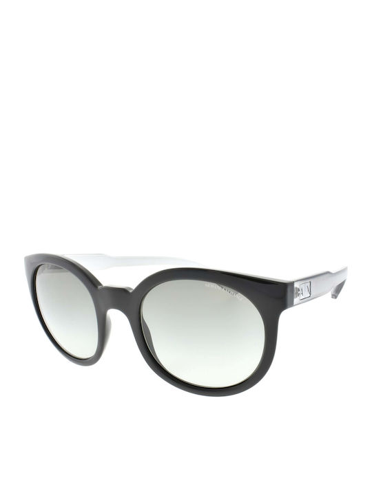 Armani Exchange Women's Sunglasses with Black Plastic Frame and Black Lens AX4057S 820711