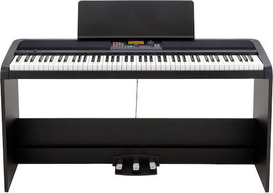 Korg Electric Stage Piano XE20SP with 88 Weighted Keys Built-in Speakers and Connection with Headphones and Computer Black