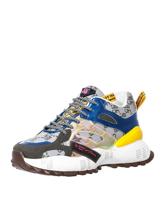 WOMEN'S SHOES SNEAKERS CALGARY 99130-01 YELLOW MULTICOLOR