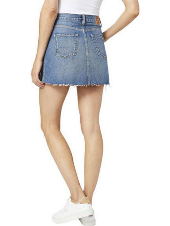 Pepe Jeans RACHEL Denim High Waist Skirt in Blue color