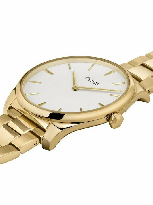 Cluse Feroce Women's Watch with Gold Metal Bracelet