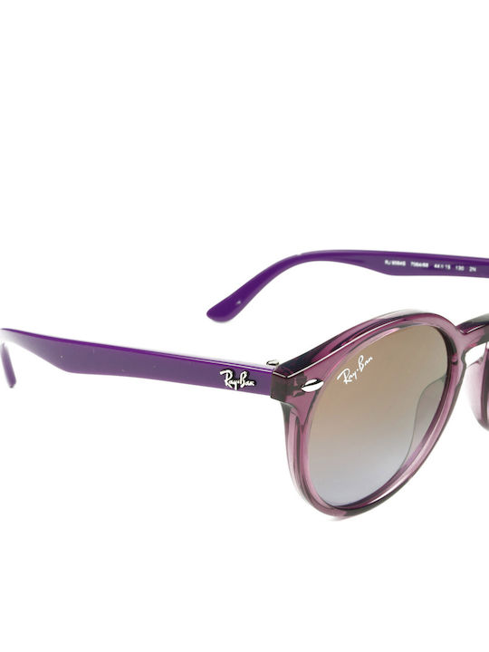 Ray Ban Unbreakable Round Kids Sunglasses Purple For 6-9 Years