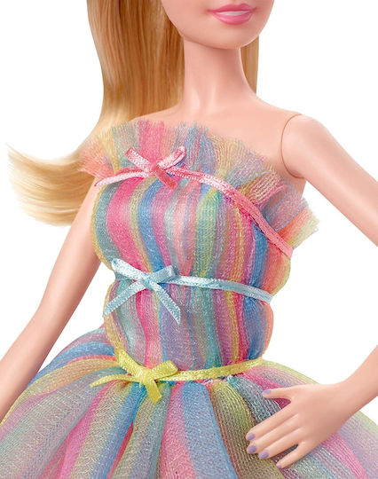 Barbie Birthday Wishes Χαρούμενα Γενέθλια Συλλεκτική Κούκλα για 6+ Ετών (Διάφορα Σχέδια) 1τμχ