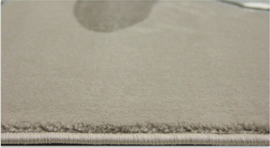 Tzikas Carpets 19424-095 Kinder Teppich Wolken Braun 133x190cm Dicke 11mm