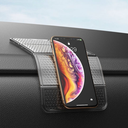 Baseus Folding Bracket Antiskid Nanopad Non-slip Mobile Stand Mobile in Transparent color