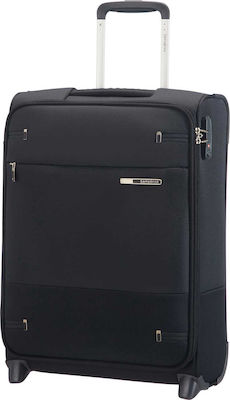 Samsonite Base Boost Kabinenreisekoffer Stoff Schwarz mit 2 Räder Höhe 55cm