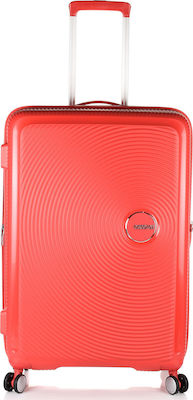American Tourister Soundbox Spinner Exp Large Suitcase H77cm Orange