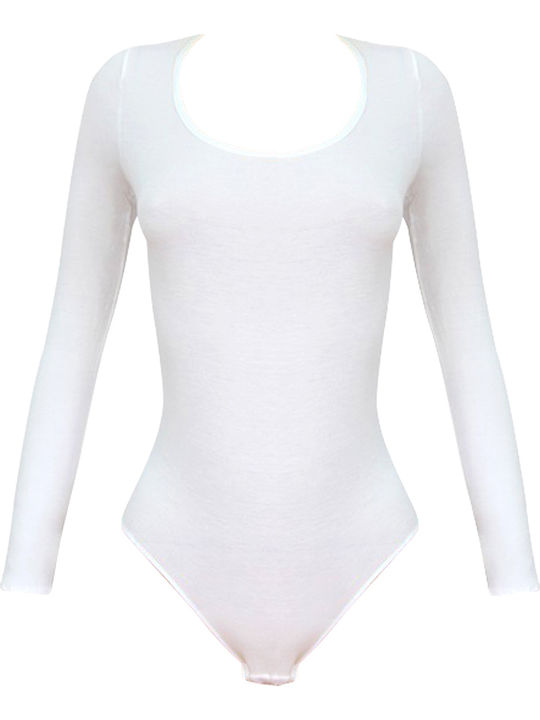 Long Sleeve Bodysuit 90-91790 White