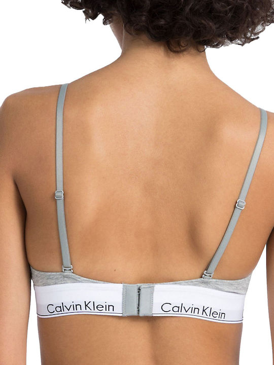 Calvin Klein Bralette Σουτιέν Γκρι
